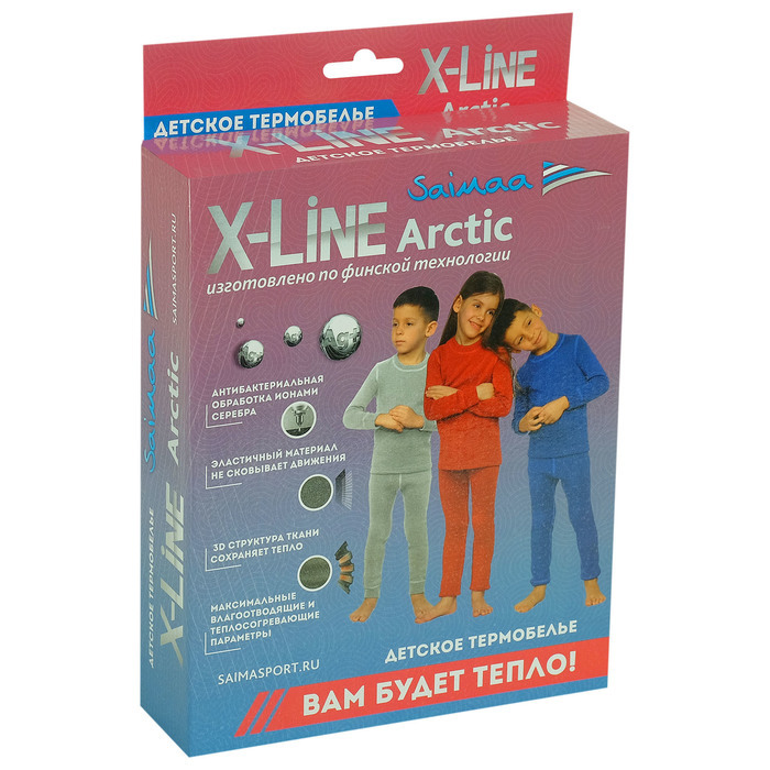 Ком-т термобелья X-Line Arctic детское 128-134, 140-146