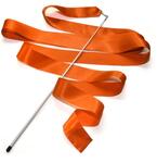Лента гимнастическая с палочкой Cliff 6м оранжевая