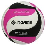 Мяч в/б INGAME Fluo №5 черный/белый/розовый