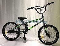 Велосипед 20" ТМ MAKS LEAPER, черно/зеленый ( BLACK/GREEN) (058219)