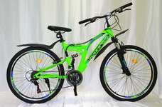 Велосипед 27,5" ТМ MAKS RUNNER DISK двух.подв. рама 19" зеленый