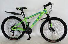Велосипед 26" GTI MA260D, зеленый 14" MA260D-GN-14