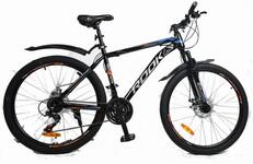 Велосипед 26" Rook MА262D, черный/серебристый MА262D-BK/SR