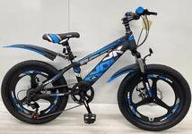 Велосипед 20" Rook MS201D, черный/синий MS201D-BK/BU