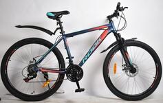 Велосипед 26" Rook MA260D, синий/красный 14" MА260D-BU/RD-14