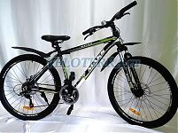 Велосипед 26" ТМ MAKS BATTLE DISC AL рама 18" зеленый