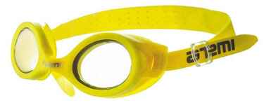 Очки Атеми N 7302 силикон детские цельные желтые