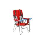 Кресло JL-189 велосипедное детское, стальной каркас, ремни, спинка и подушка из синтетической ткани,