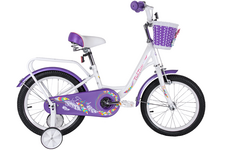 Велосипед TechTeam Firebird 20" бело-фиолетовый (сталь)