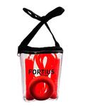 Набор скакалка с эспандером 20 кг "Fortius"Neon (оранжевый) в сумке
