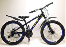Велосипед 24" ТМ MAKS CROSS MD рама 13" черно/синий (123457)