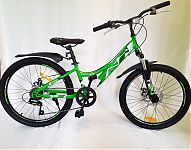 Велосипед 24" ТМ MAKS JOY DISC рамма 11,5 зеленый