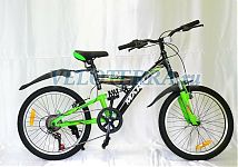 Велосипед 20" TM MAKS SOFT V двух.подвес рама 14" зеленый