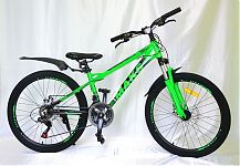Велосипед 24" ТМ MAKS SMART DISK AL рама 13" зеленый