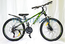 Велосипед 26" ТМ MAKS FLIER DISC рама 15" зеленый