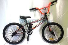 Велосипед 20" ТМ MAKS, BMX V рама 9.8" серо/оранжевый