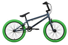 Велосипед Stark'22 Madness BMX 1 темно-синий/черный/зеленый