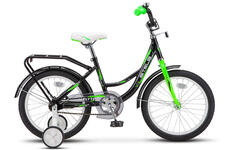 Велосипед 16" Stels Flyte 11" Черный/салатовый арт.Z011