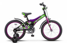 Велосипед 18" Stels Jet 10" Черный/фиолетовый арт.Z010
