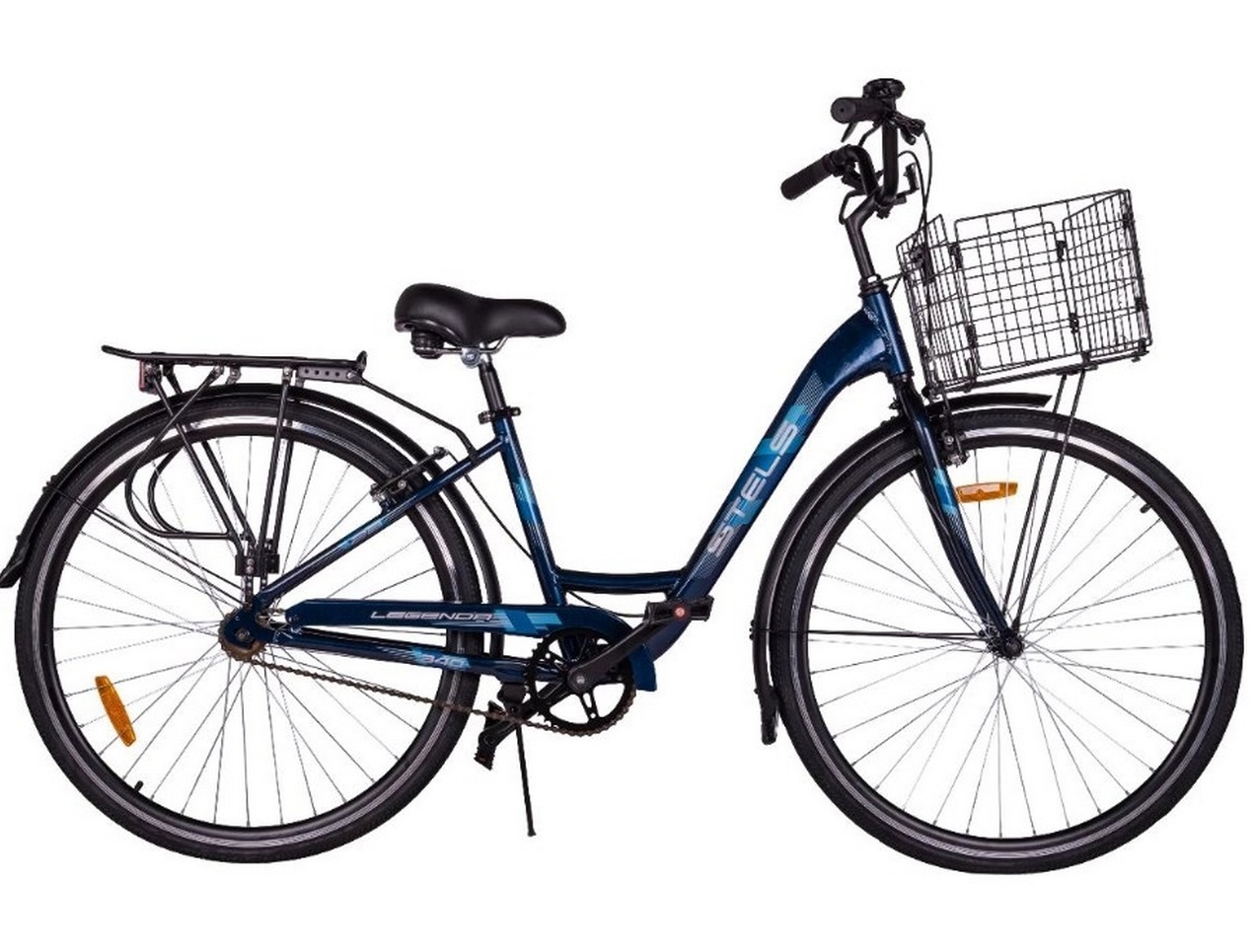 Велосипед 28” STELS Legenda 340 V (18" Темно-синий)
