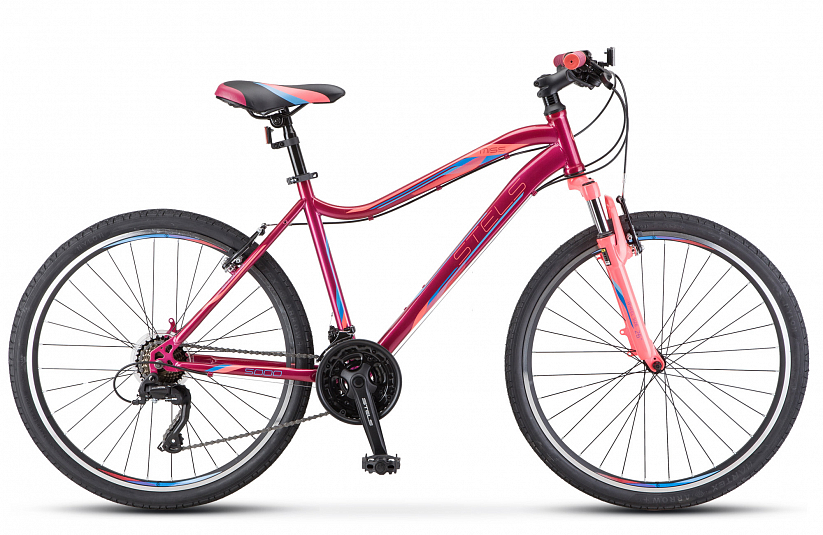 Велосипед 26" STELS Miss-5000 MD 18" Вишневый/розовый арт.V020