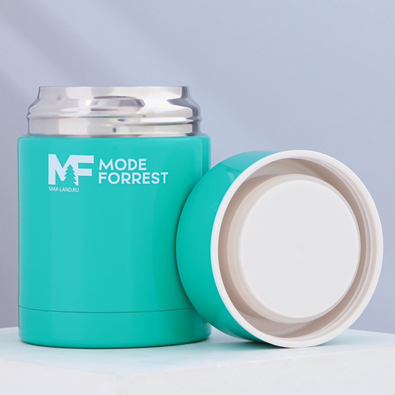 Термос для еды Mode Forrest, 450 мл, бирюзовый, сохраняет тепло 6 ч 9088933