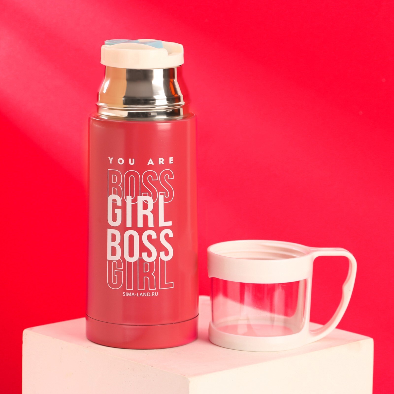 Термос «Girl Boss», 350 мл, сохраняет тепло 8 ч 7003987