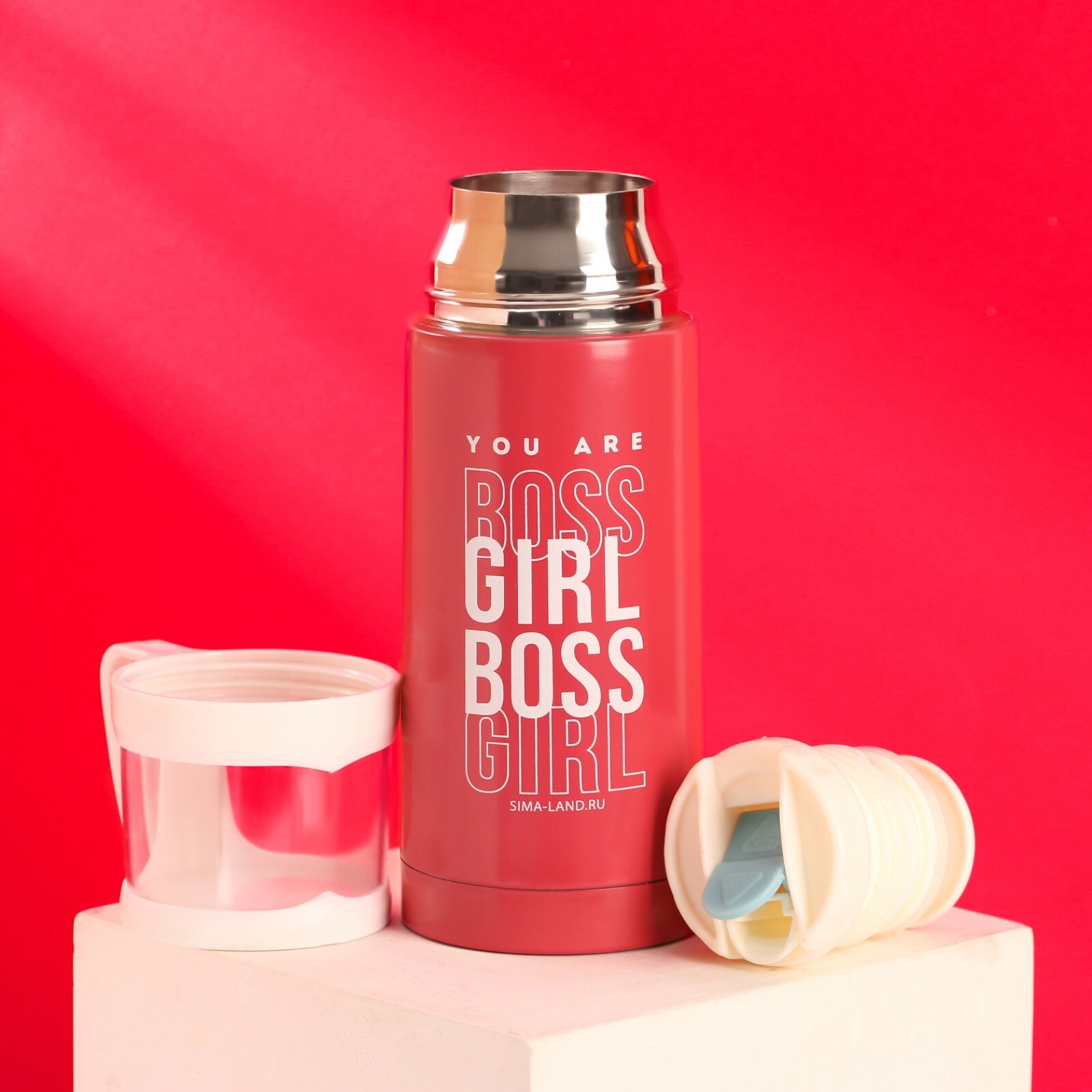 Термос «Girl Boss», 350 мл, сохраняет тепло 8 ч 7003987