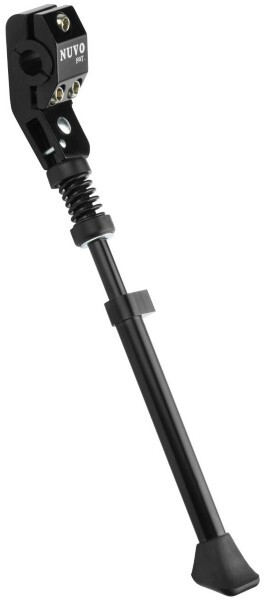 Подножка 20"-28" NH-KF69AAJ крепление на 1 перо вилки, алюминиевая чёрная арт.390016