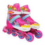 Раздвижные роликовые коньки Happy Pink (L(37-40))