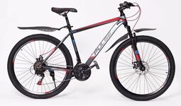 Велосипед 27,5" Pulse Lite MD-5100-5, черно/синий/красный