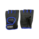 Перчатки для фитнеса Espado ESD001 черно-синий (S)