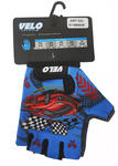 Перчатки вело детские (синие, рис."гоночная машина") р.2XS 51188005-2XS