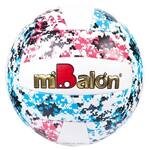 Мяч в/б MiBalon 260г ПУ 2 сл.бел/голуб/роз "пиксель" Т74405
