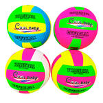 Мяч в/б С62445 COOL BALL ярко салатовый с синим/розовым 