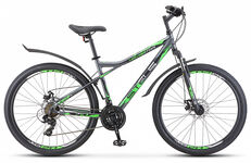 Велосипед 27,5" STELS Navigator 710 MD (18" Серый/Зеленый)