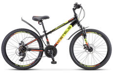 Велосипед 24” STELS Navigator-400 MD (12" Черный/Желтый)