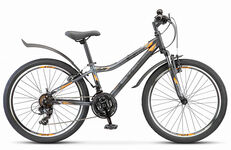 Велосипед 24" Stels Navigator 410 V 12" Антрацитовый/черный