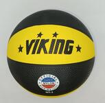 Мяч б/б Викинг резиновый желтый/черный MG-4200 №3