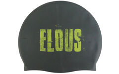 Шапочка для плавания Elous BIG Stamp EL0011, силиконовая,серый