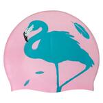 Шапочка для плавания Elous детская EL008, силиконовая, фламинго розовый