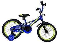Велосипед TechTeam Quattro 20" синий (сталь)