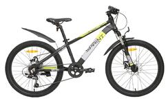 Велосипед TechTeam Sprint 22"х12 черно-зеленый