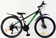Велосипед 24" ТМ MAKS, MAKS MD 24-13 BLACK/GREEN