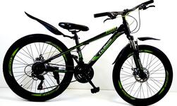 Велосипед 24" ТМ Civilane CROSS MD рама 13" BLACK/GREEN