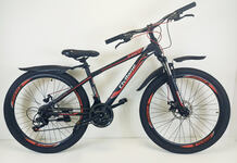Велосипед 24" ТМ Civilane CROSS MD рама 13" BLACK/RED