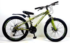 Велосипед 24" ТМ Civilane FLIER DISC рама 13" DARK GREEN/WHITE