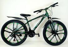 Велосипед 26" ТМ Civilane HARD MD рама 15" DARK GREEN / BLACK Литые диски