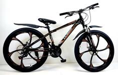 Велосипед 26" ТМ Civilane HARD MD рама 15" BLACK/RED Литые диски