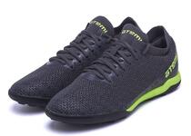 Бутсы футбольные ATEMI,SBA-003 TURF JUNIOR,цв. серый/ярко-салатовый (39)